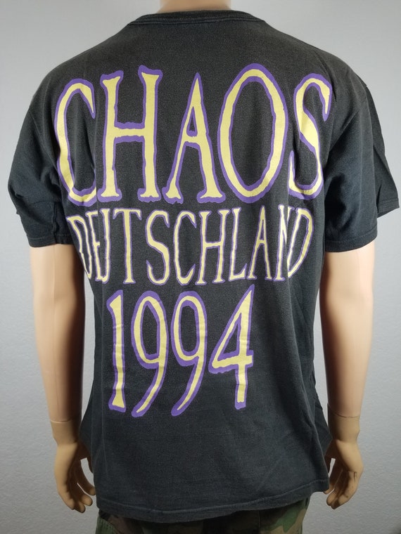 Rare German Vintage Blue Grape Sepultura Chaos A.… - image 5