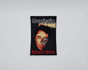 Parche Bordado Borde Cuadrado Brujeria Matando Guerros