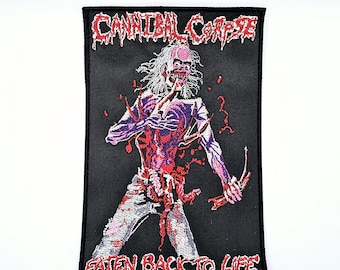 Cannibal Corpse Eaten Back to Life Squared Border Embroidered Patch