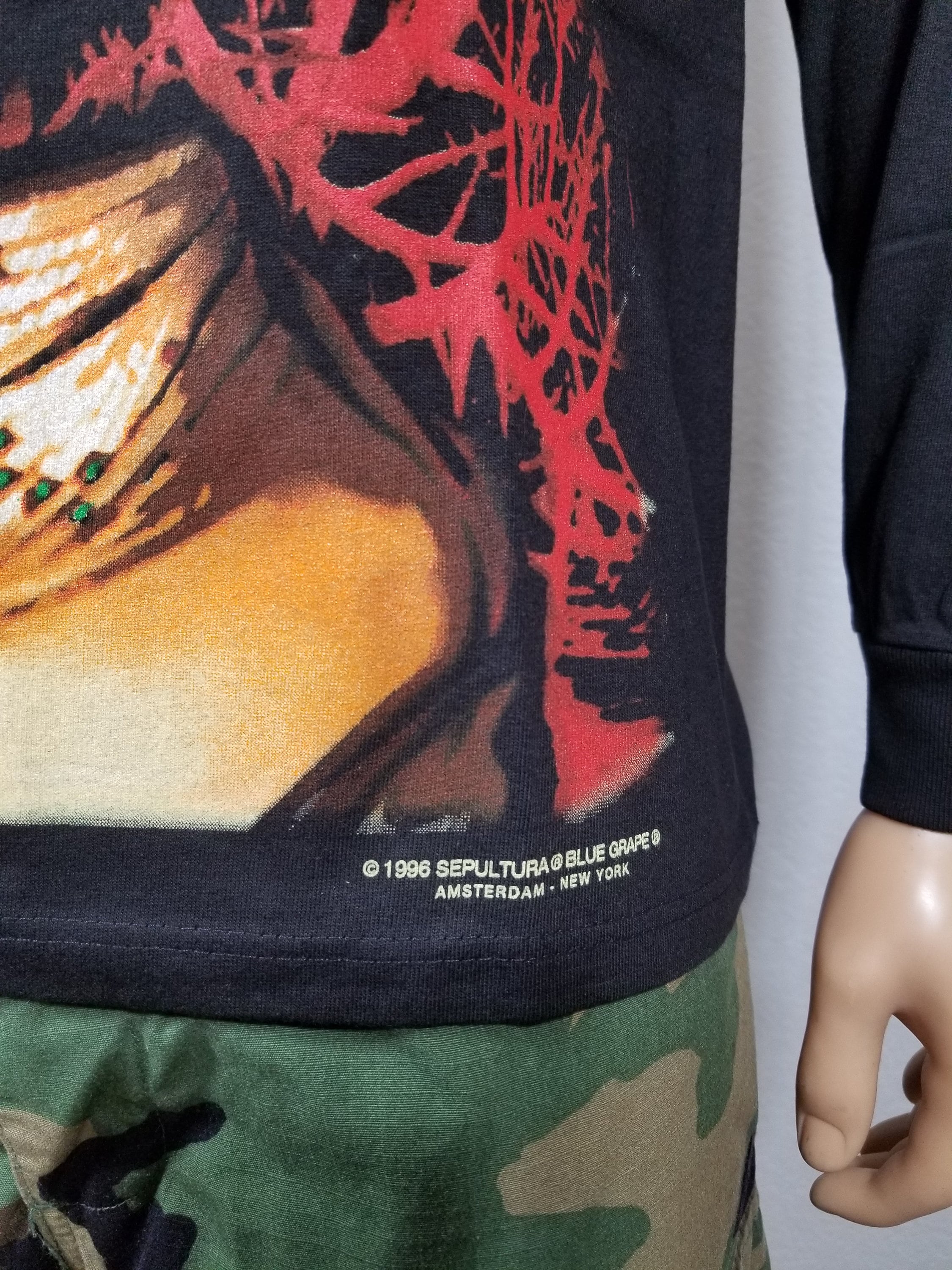 本物のヴィンテージ ブルー グレープ セパルトゥラ ルーツ ロング