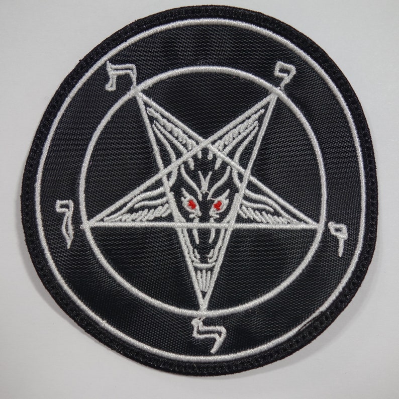 Pentagrama de Baphomet / Parche bordado