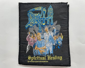 Death Spiritual Healing 1990 - Official Vintage Woven Patch