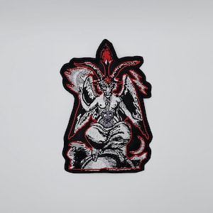 Baphomet Die Cut Broderad Tygmärke