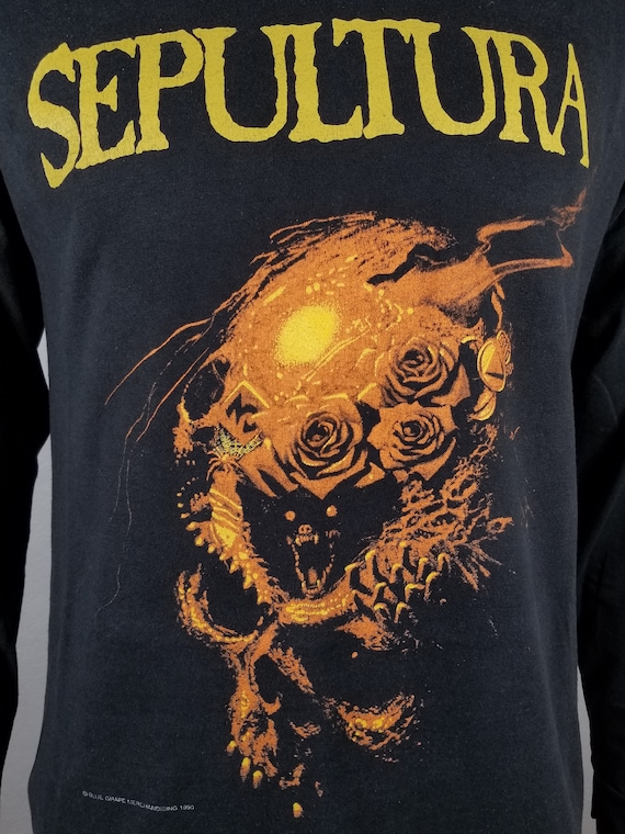 Authentic Vintage Blue Grape Sepultura BTR Long Sleeve 90' - Etsy