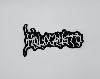 Hohoho Aus gestickter weißer Logo-Aufnäher