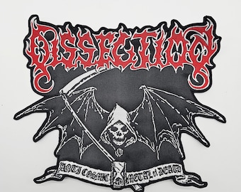 Dissection Anti Cosmic Metal of Doom Shaped Border | Embroidered Back Patch