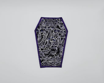 Morbid Angel Altars Of Madness Coffin Border haftowana naszywka