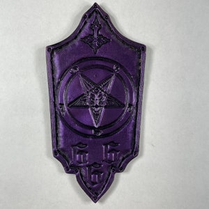 HandMade pentagram 100% Genuine Leather
