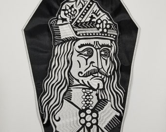 Vlad Dracula, Vlad Tepes | Coffin Shaped | Embroidered Back Patch