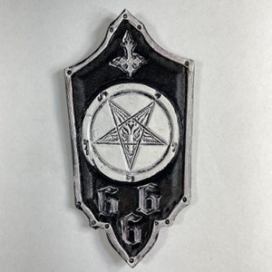 HandMade pentagram 100% Genuine Leather