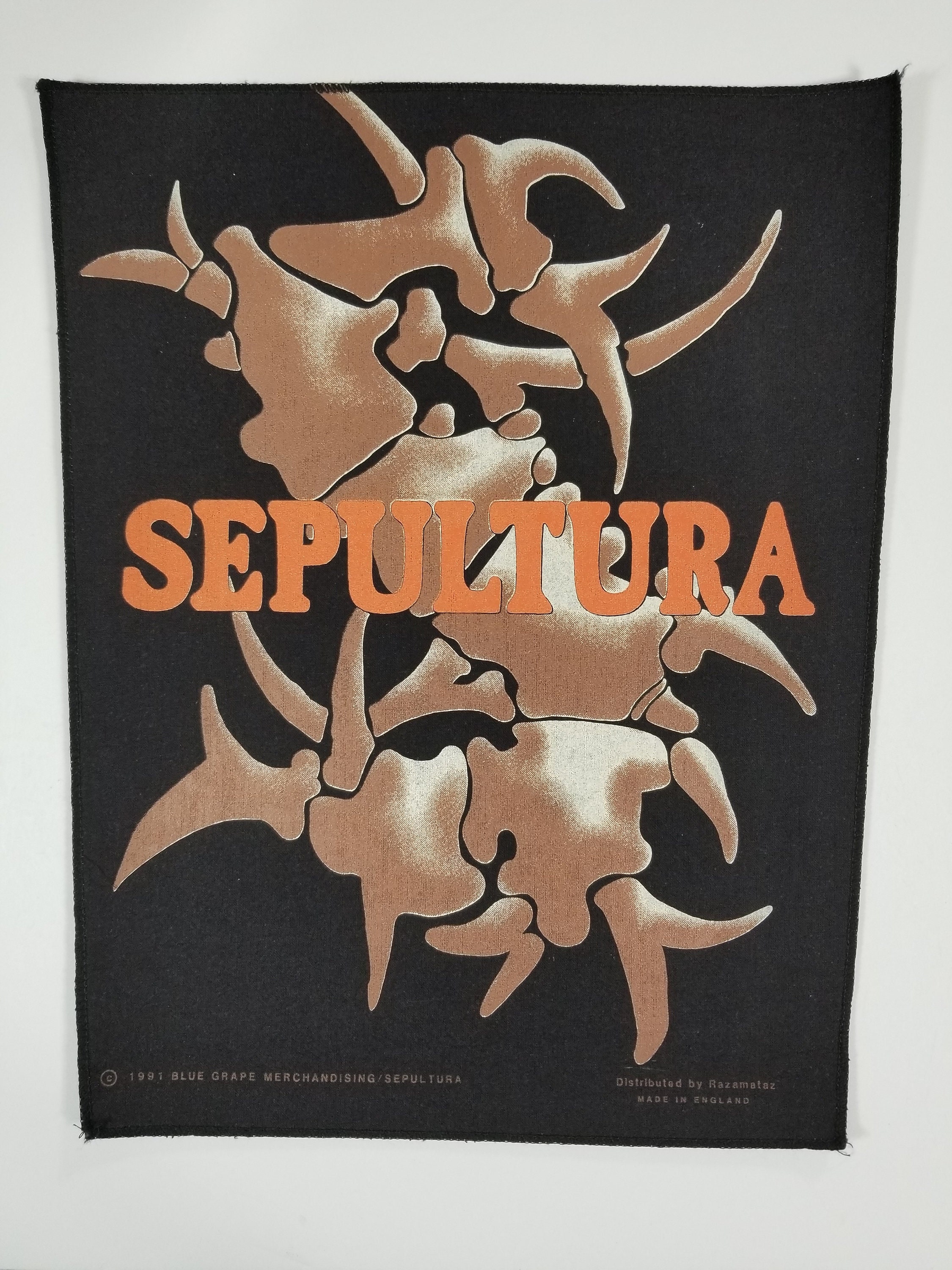 1991 Rare Blue Grape Sepultura - Print on Back Patch - Etsy