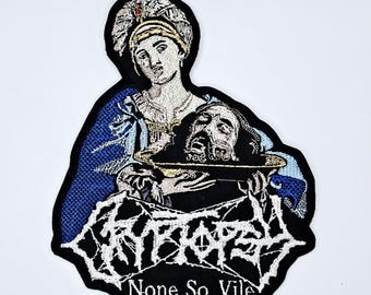 Cryptopsy None So Vile Shaped Embroidered Patch