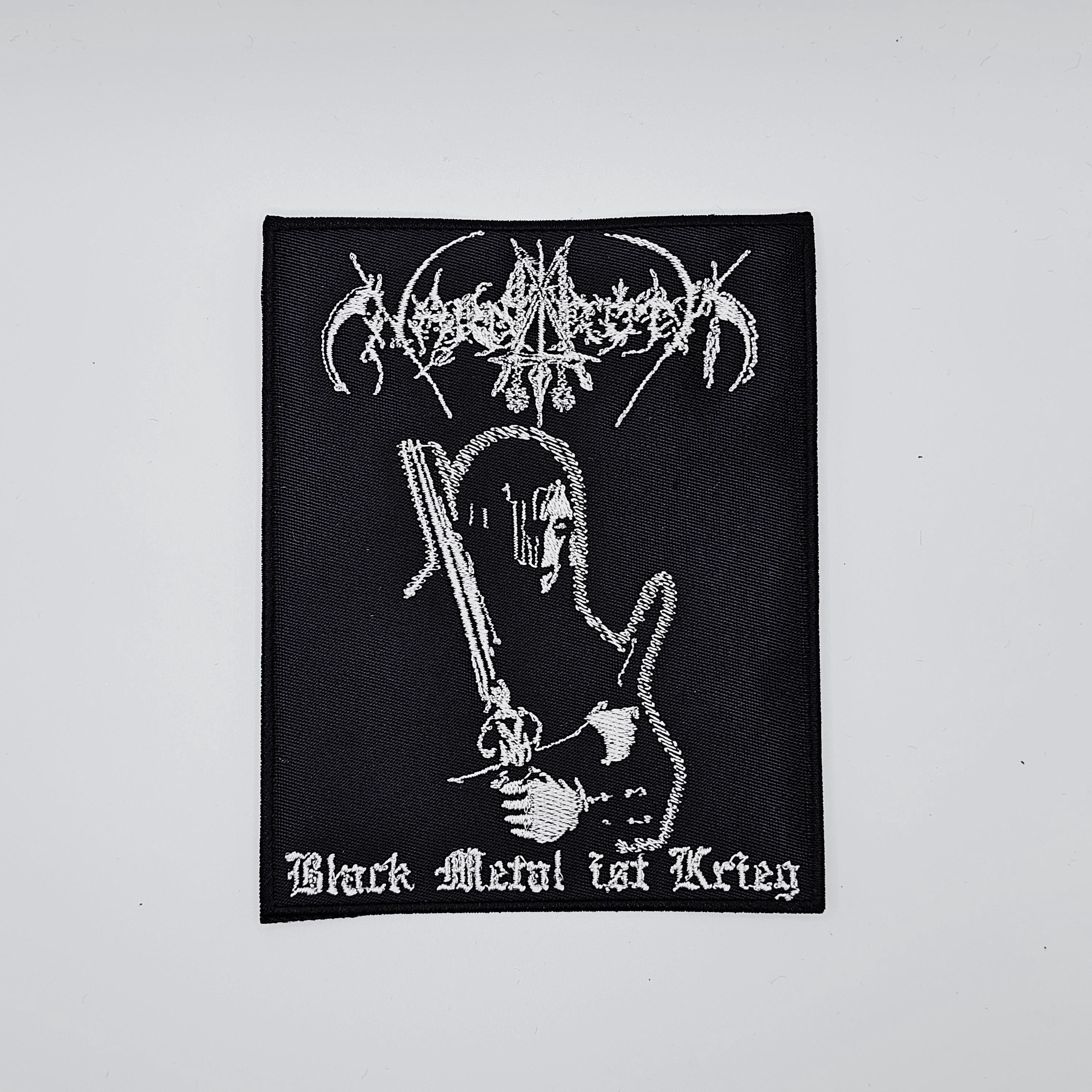 Nargoroth Black Metal Ist Krieg Squared Border Embroidered Patch