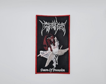 Parche bordado con borde cuadrado "Immolation Dawn of Possession"