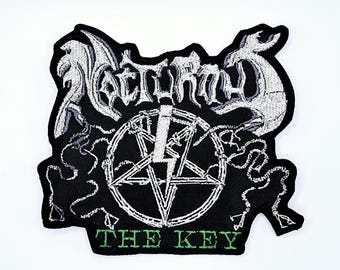 Nocturnus The Key Shaped Border Embroidered Patch