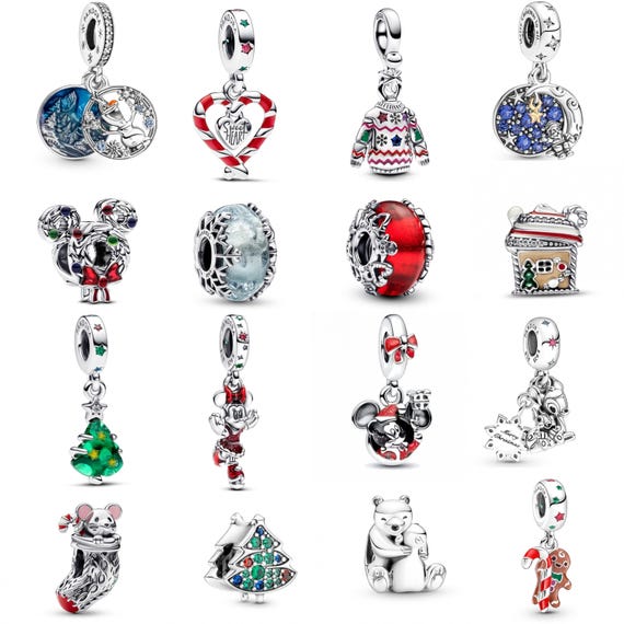 New Pandora Christmas Collection Charms S925 ALE - Etsy