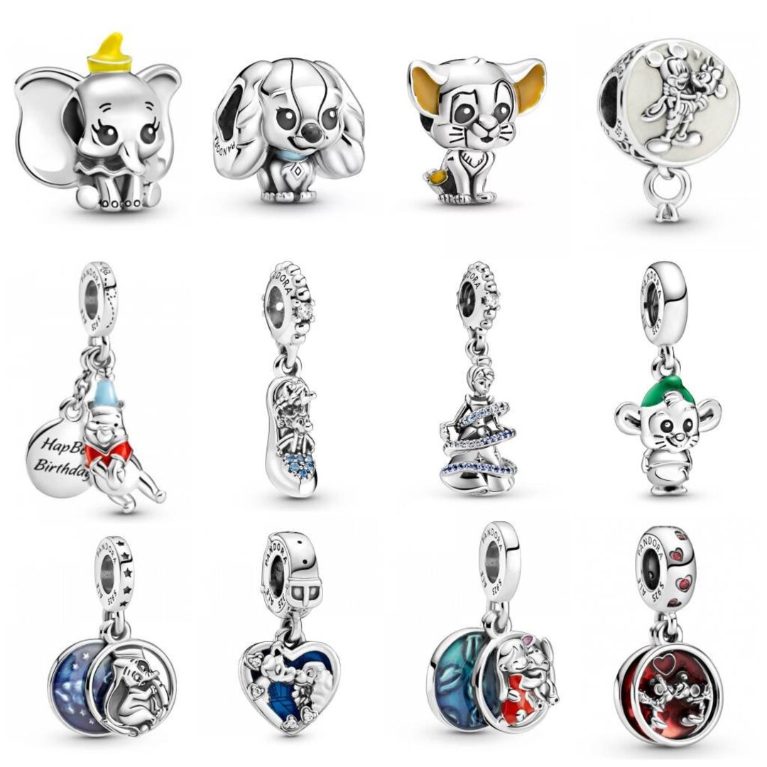 New Pandora Disney Characters Charms Collection S925 ALE Etsy