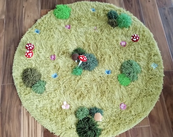 Forest floor rug