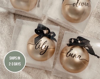 Christmas ornament with name | personalised Christmas gift | secret santa, stocking filler | christmas tree decoration