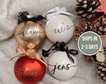 Christmas ornament with name | personalised Christmas gift | secret santa, stocking filler | christmas tree decoration