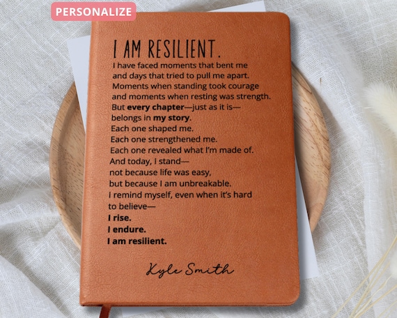 Custom Name Notebook Resilience Affirmation Gifts