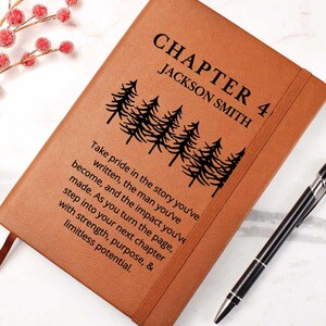 40th Birthday Gift, Turning Forty Notebook, 40 Years Old Gift for Him, Chapter 40th Birthday Gift, Men Custom Name Journal Father Uncle Gift
