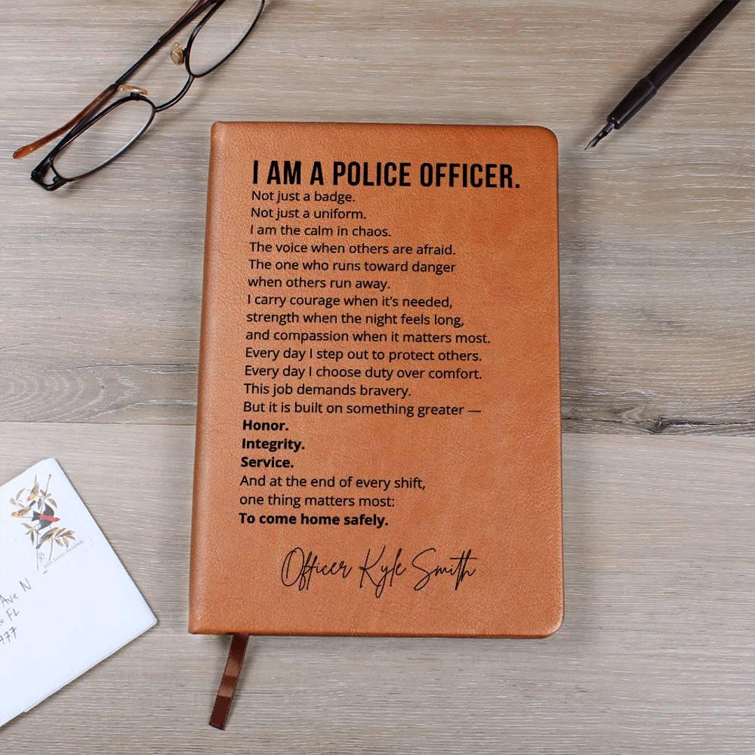 Police Officer Journal Gift for Police Officer | Law Enforcement ...