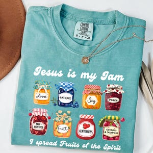 Fruit of the Spirit Shirt, Christian T-shirt for Women Men, Vintage Faith Apparel, Bible Verse Tee, Aesthetic Religious Fruits of the Spirit
