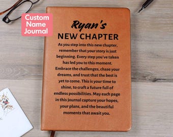 New Chapter Journal | New Beginnings Gift New Job Gift Coworker Gift Farewell Gift Breakup Gift New Adventure Going Away Gifts Break Up Gift