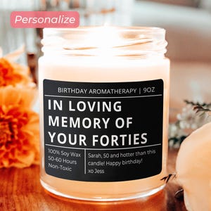 50th Birthday Gift, Personalized Gift,  Funny Candle Birthday for her, Funny Gifts, 50th Birthday Party, For Women, 50th Gift for her