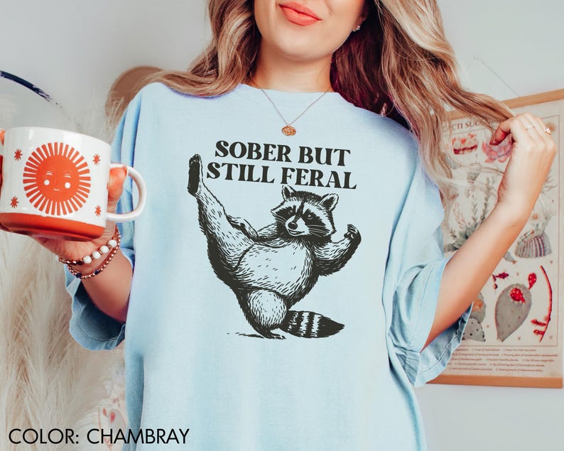 Funny Sober Shirt Sobriety Anniversary Gift Motivational Soberversary ...