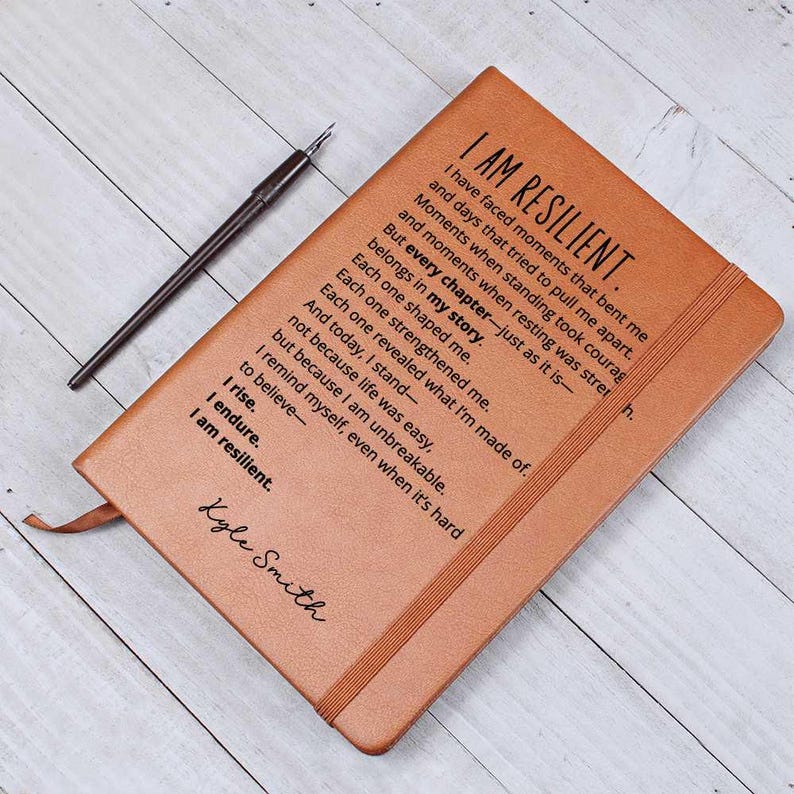 Custom Name Notebook Resilience Affirmation Gifts