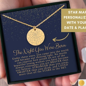 Star Map Personalized Birthday-18th Birthday Gift For Daughter, Personalised 18th Birthday Girl Gift from Parents, 18th Custom Gift Idea
