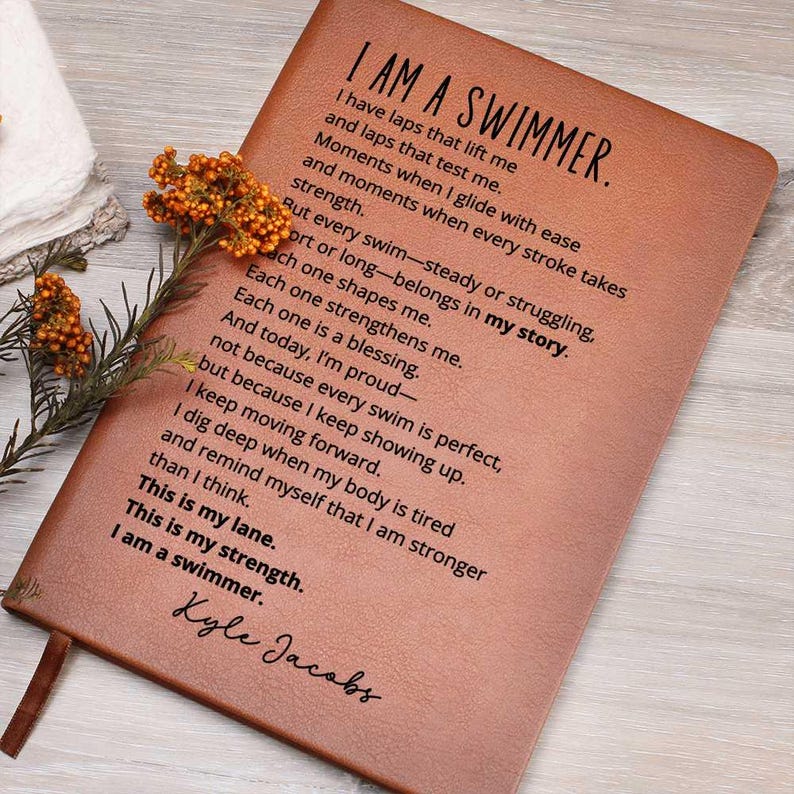 Personalized Swimmer Motivation Journal