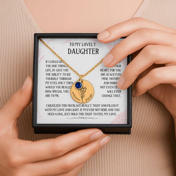 Gift for Daughter Personalised Birthday Gifts,16th 18th 21st 25th