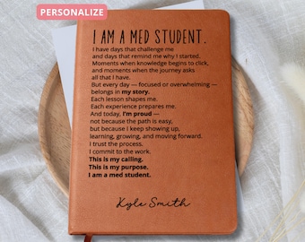 Personalized Medical Student Custom Name Notebook