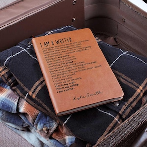 I Am a Writer Journal • Personalized Author Notebook