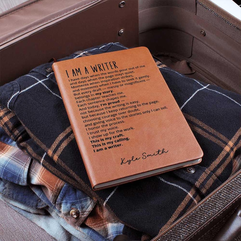 I Am a Writer Journal • Personalized Author Notebook