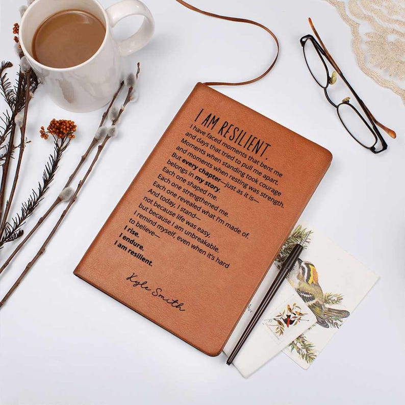 Custom Name Notebook Resilience Affirmation Gifts