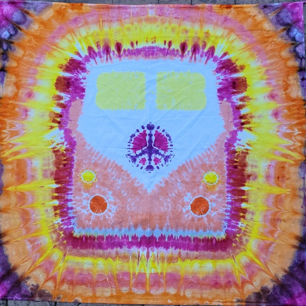 vw bus tie dye shirt