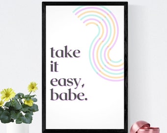 Motivational Printable Wall Art | Simple Modern Minimal Print | Boho Decor | Quote Digital Download | Nursery Kids Bedroom Housewarming Gift