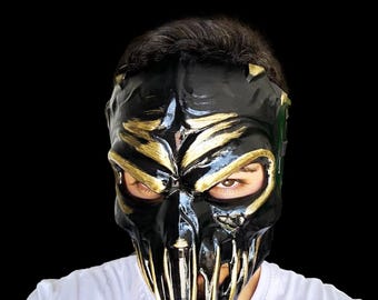 Handgefertigte Punisher Vollgesichtsmaske: Cosplay Charakter Maske, Color Option