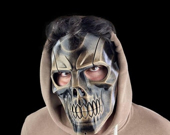 Skull Mask Death&#39;s Head Helmet Handmade Cool Skull Mask Character Mask | Color Option