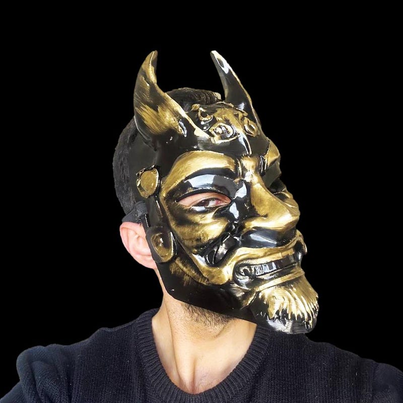 Hannya Full Mask - Etsy