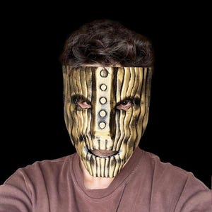 The Mask Movie Mask Horror Face Mask Handmade Unisex Halloween Mask | Color Option