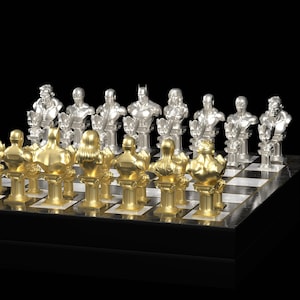 Super Hero Chess Set - Etsy