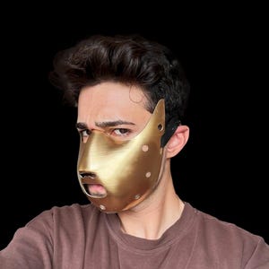 Hannibal Mask Horror Face Mask Handmade Unisex Halloween Mask | Color Option