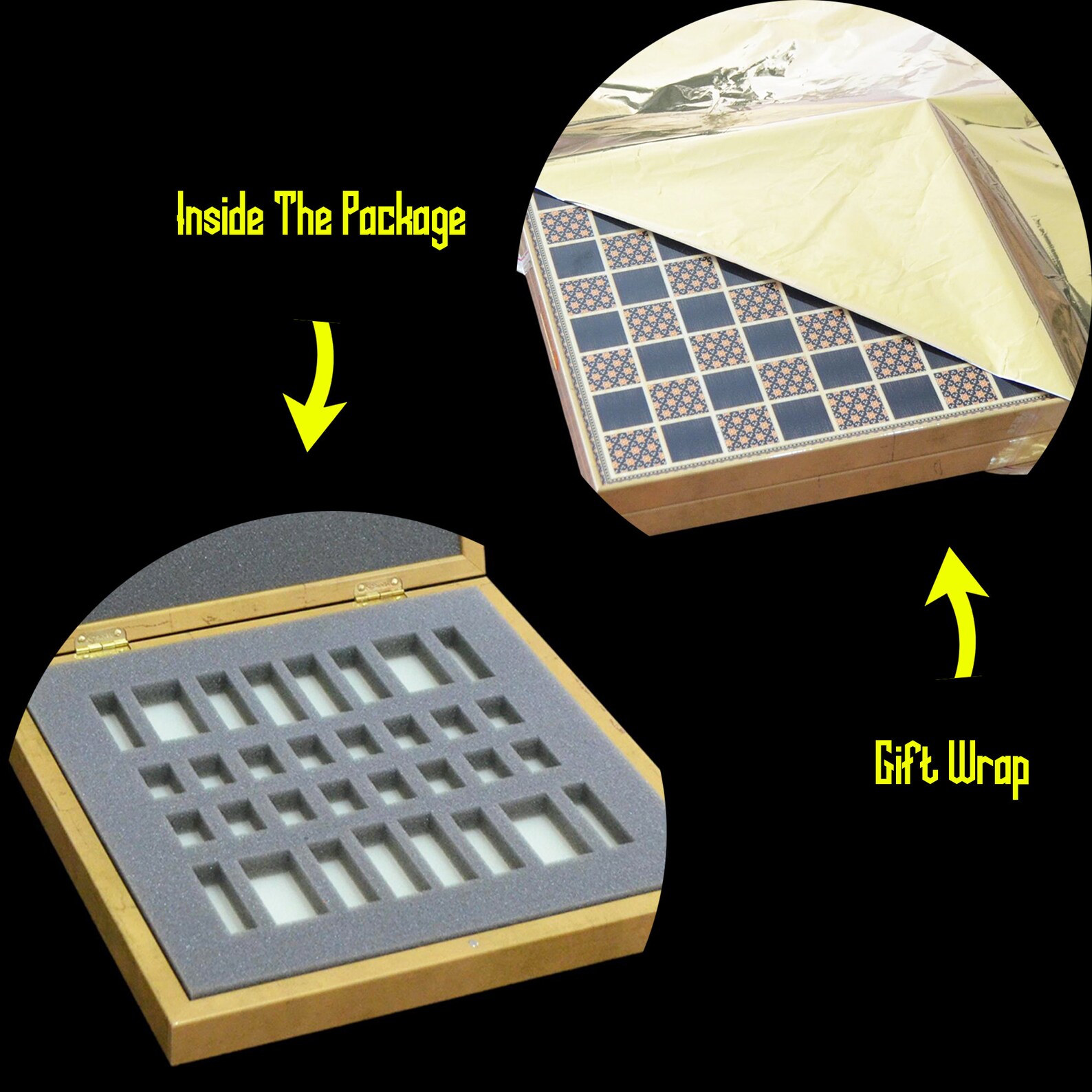 Rome Caesar Metal Chess Set: Personalized Luxury Board With Storage (14 ...
