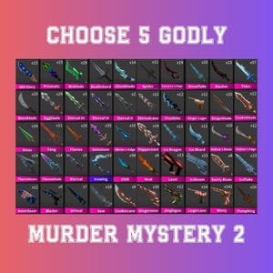 Välj 5 gudliga personer | Roblox Murder Mystery 2 | MM2