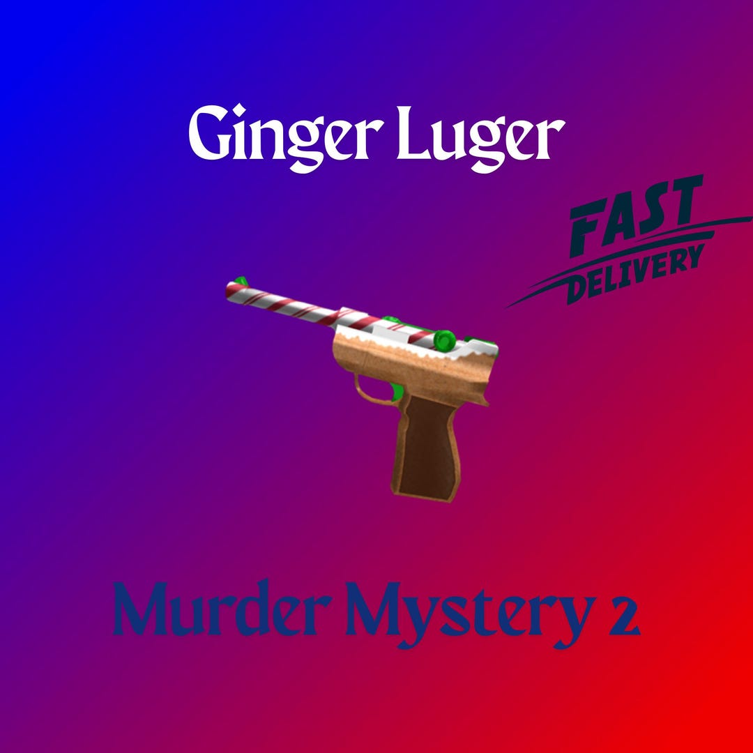 Ginger Luger Murder Mystery 2 Roblox MM2 Etsy